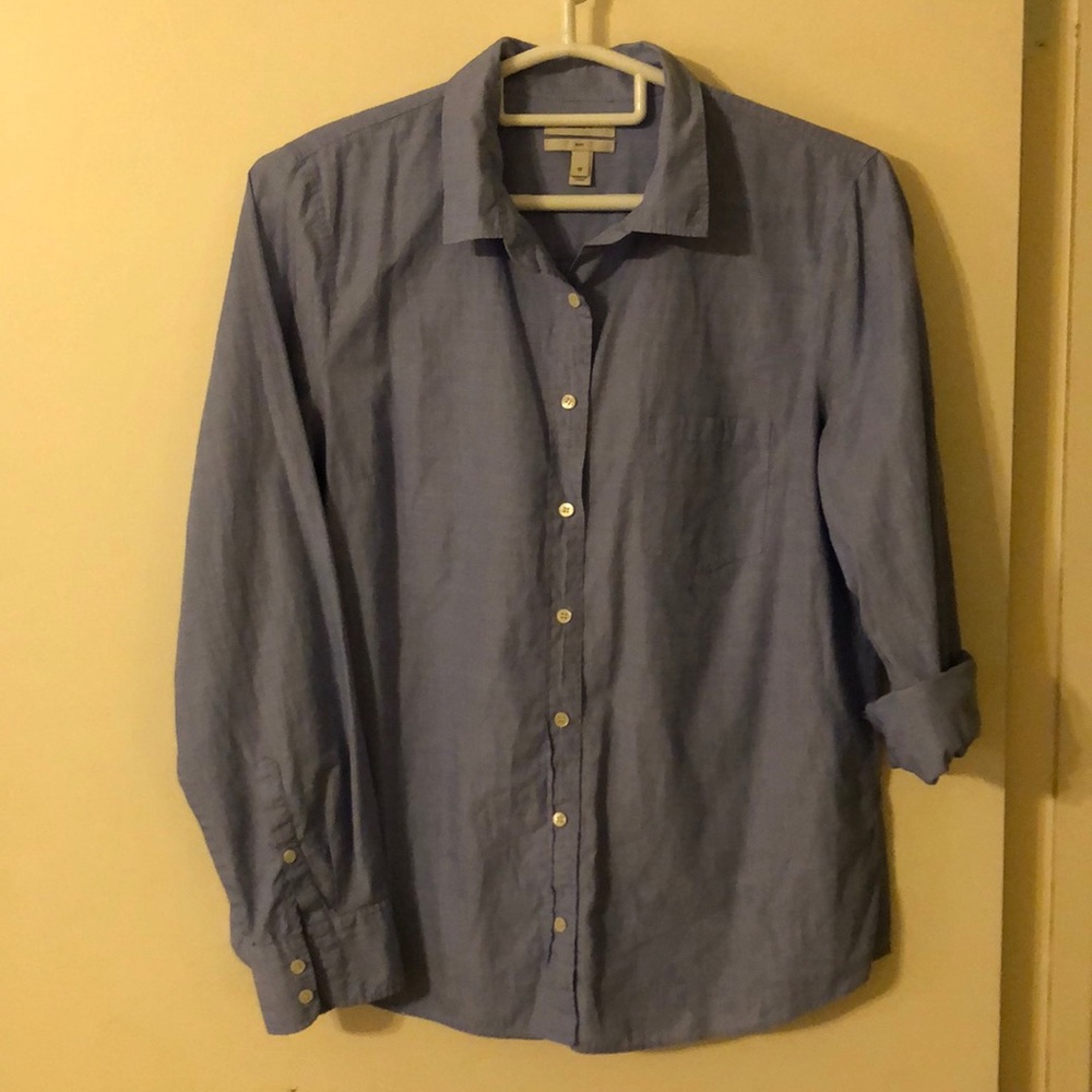 J.Crew size 12 woman’s button up dress shirt